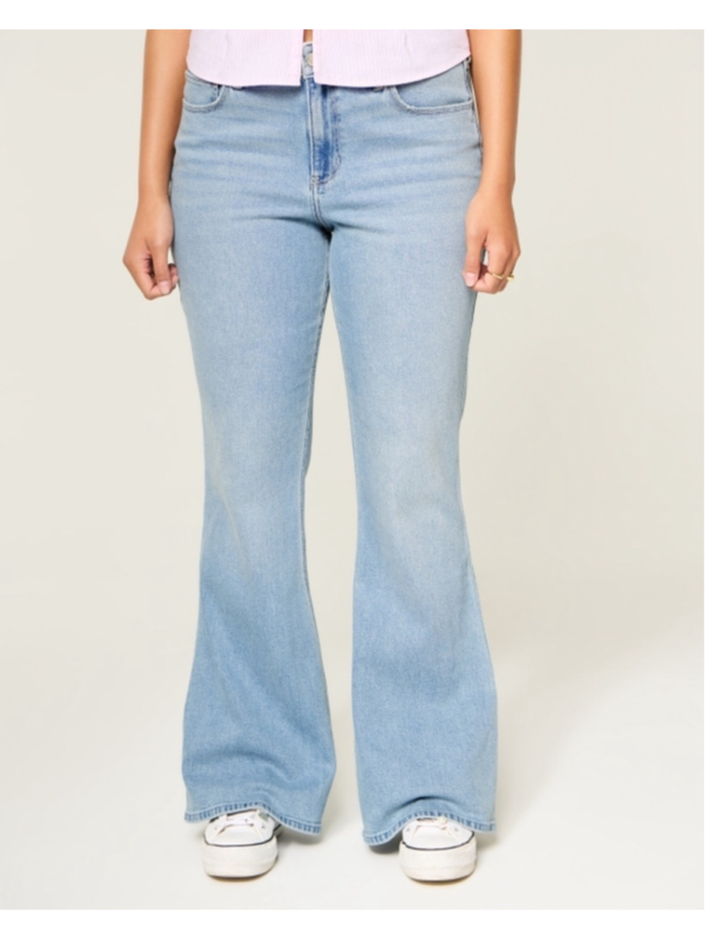 MSRP: $159 Women's Good American Flare Jeans Size 16 Blue